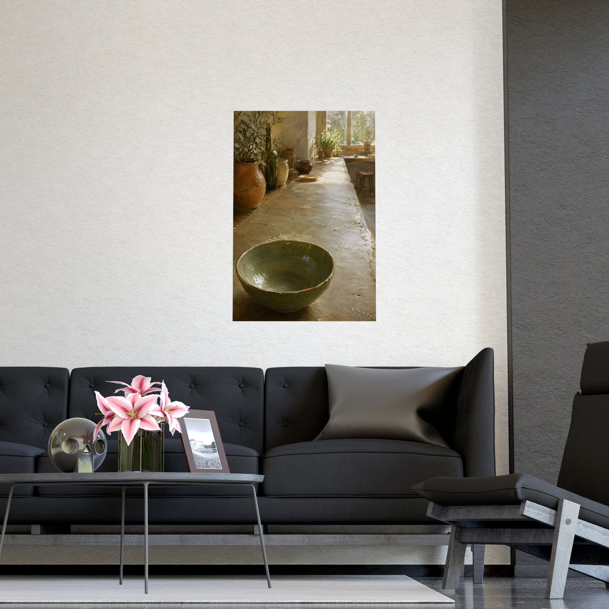 The Long Counter — the long counter, shown framed on a wall