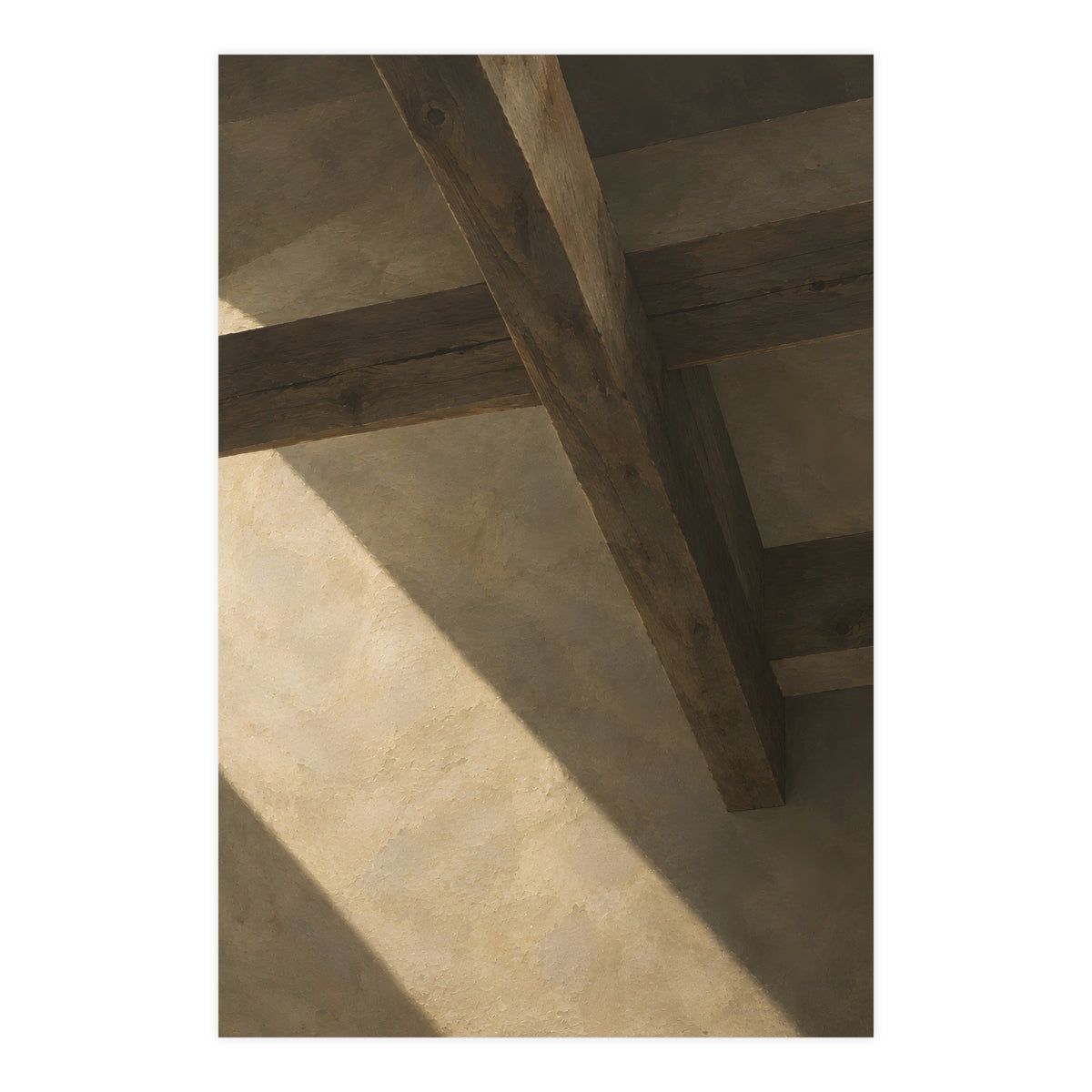 Beams Overhead — beams overhead, 24x36 in print