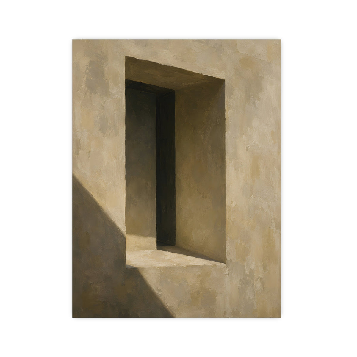 Window Recess — window recess, 12x16 in print