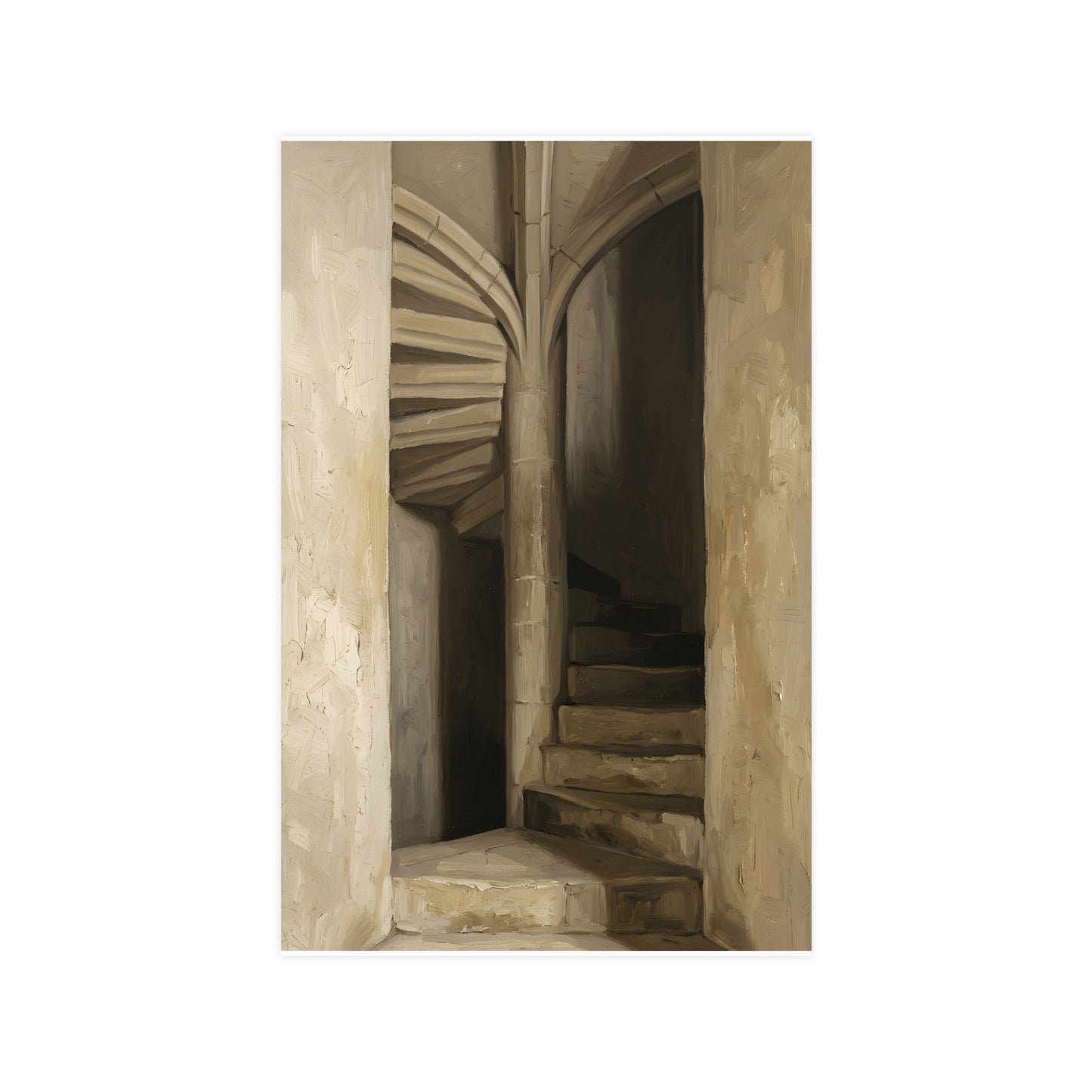 Stone Stair — stone stair, 11x17 in print