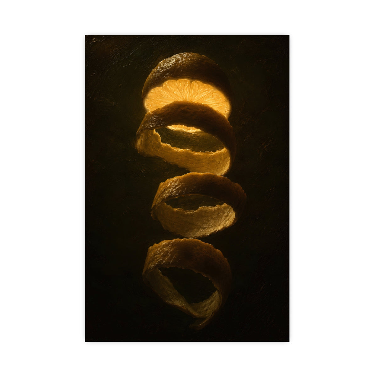 Lemon, Backlit — lemon, backlit, 16x24 in print