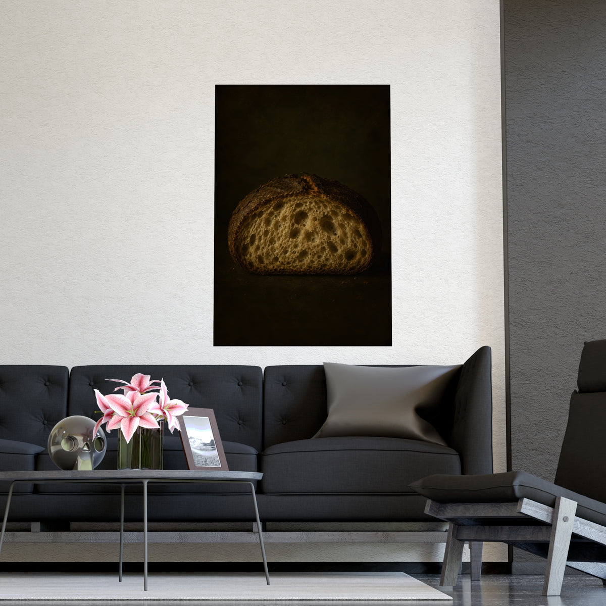Cut Open — cut open, shown framed on a wall