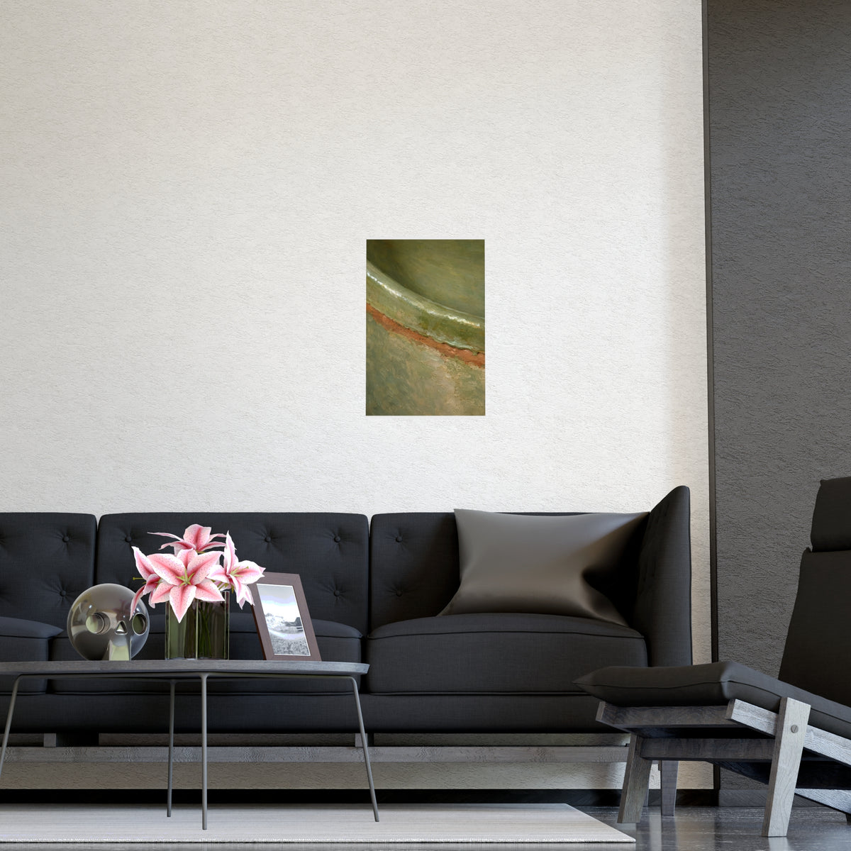 Close on the Glaze — close on the glaze, shown framed on a wall