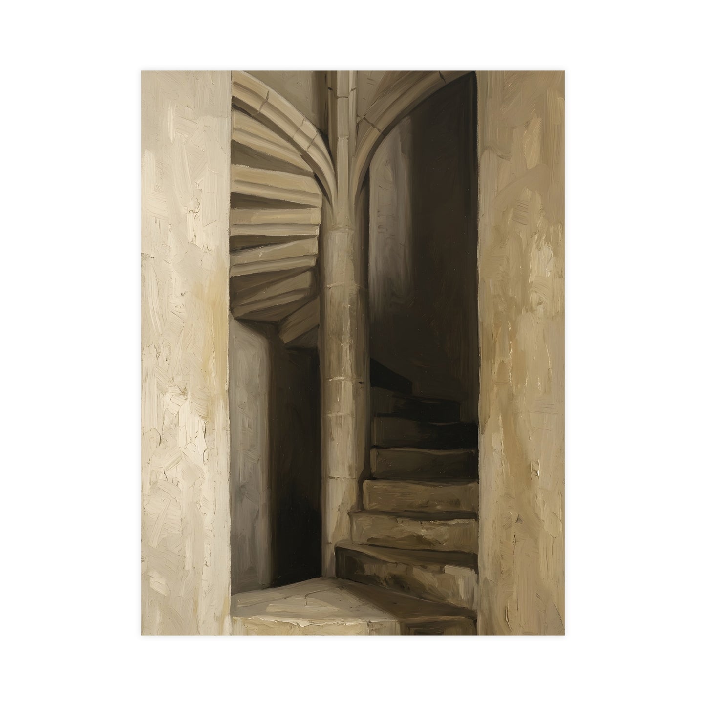Stone Stair — stone stair, 12x18 in print