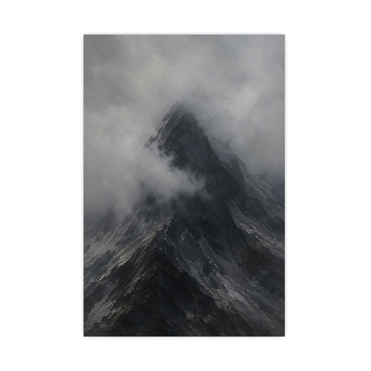 Peak in Cloud — peak in cloud, 16x24 in print