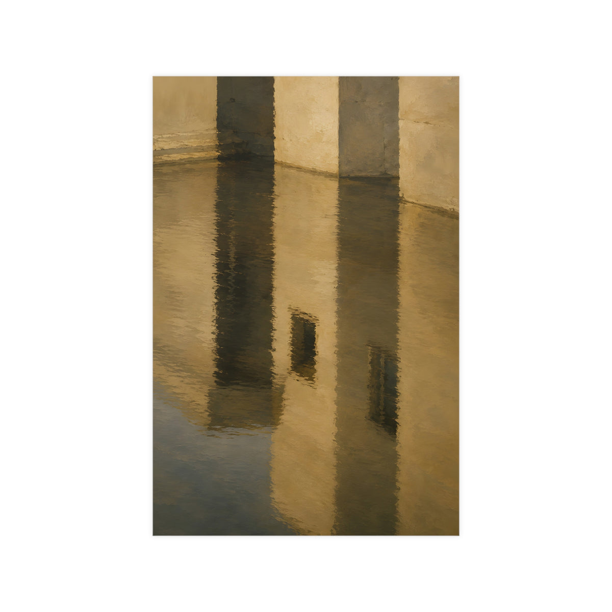 Facade, Reflected — facade, reflected, 12x18 in print