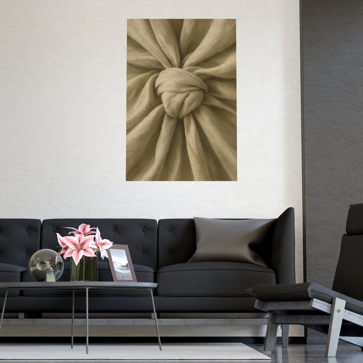 One Knot | Textile Study Print | Wall Art