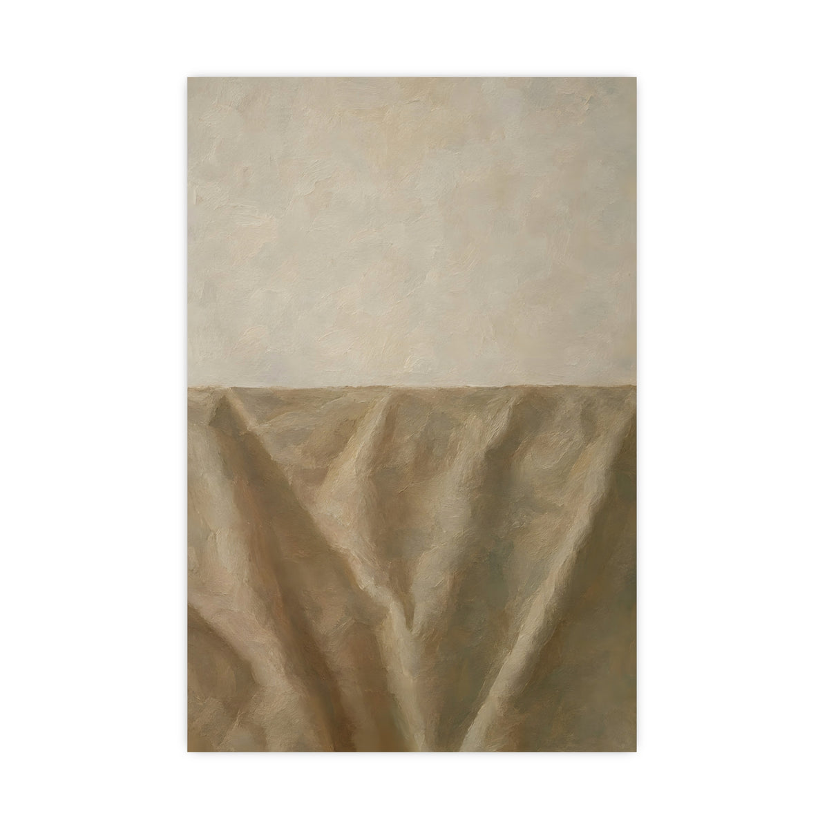 The Empty Half — the empty half, shown framed on a wall