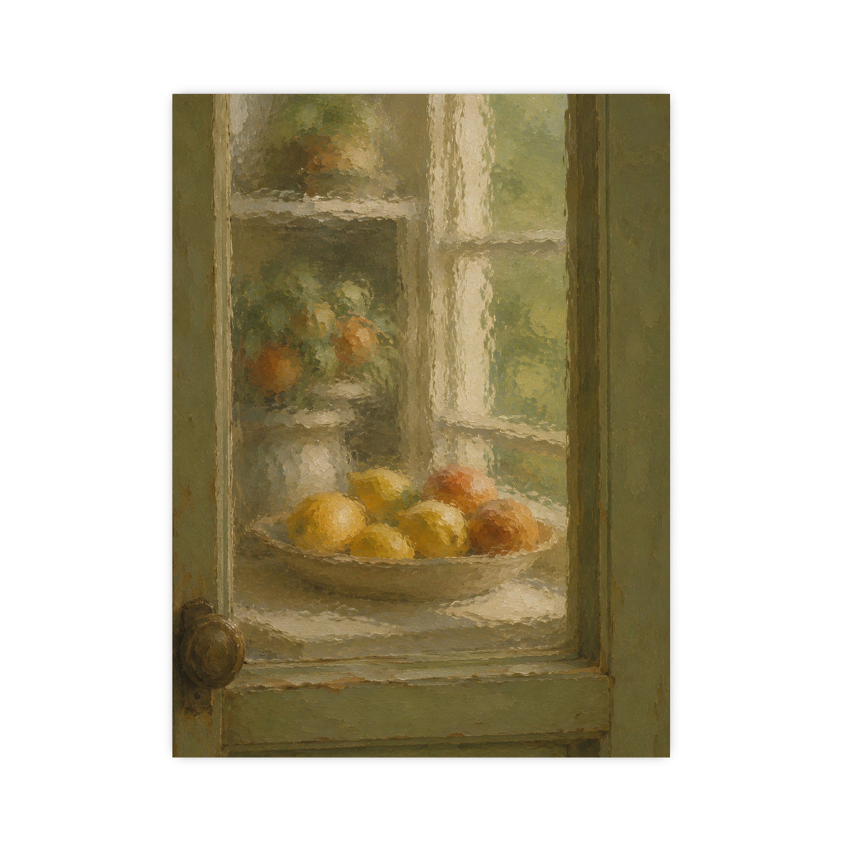 Through the Wavy Glass — through the wavy glass, 12x16 in print