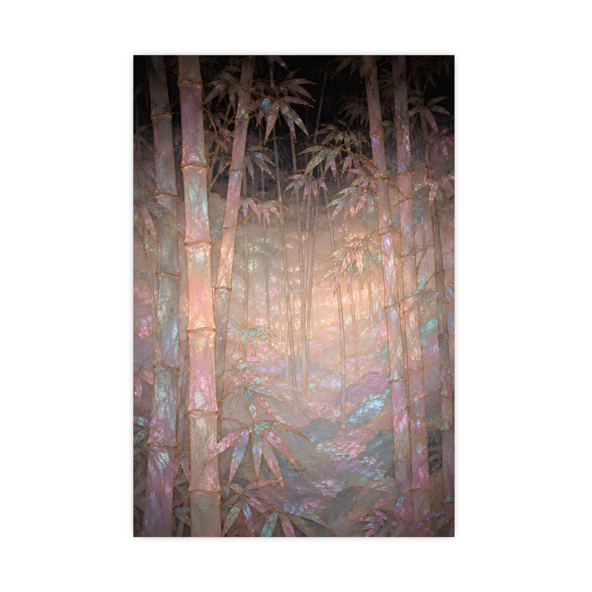 Bamboo in Mist — bamboo in mist, 16x24 in print