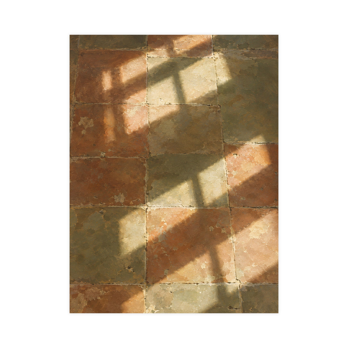 Light on the Tiles — light on the tiles, 18x24 in print