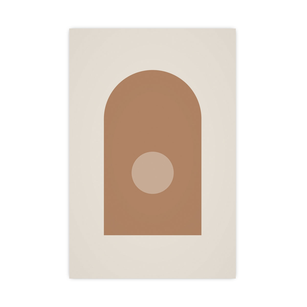 Sand Clay Arch Modern Wall Art — arch in a sand clay palette, 20x30 in print