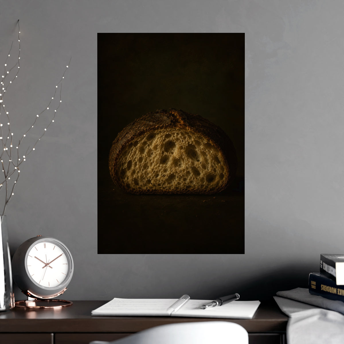 Cut Open — cut open, shown framed on a wall
