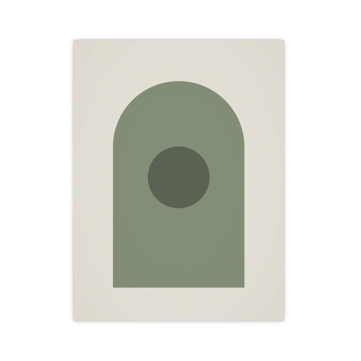 Sage Neutral Arch Boho Wall Art | Living Room Print