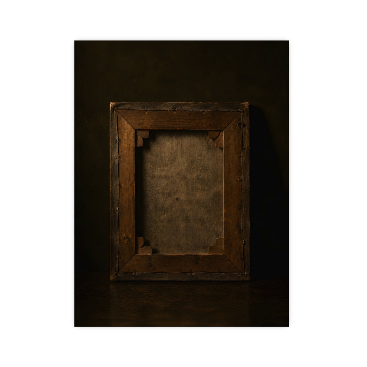 The Back of the Canvas — the back of the canvas, 12x16 in print