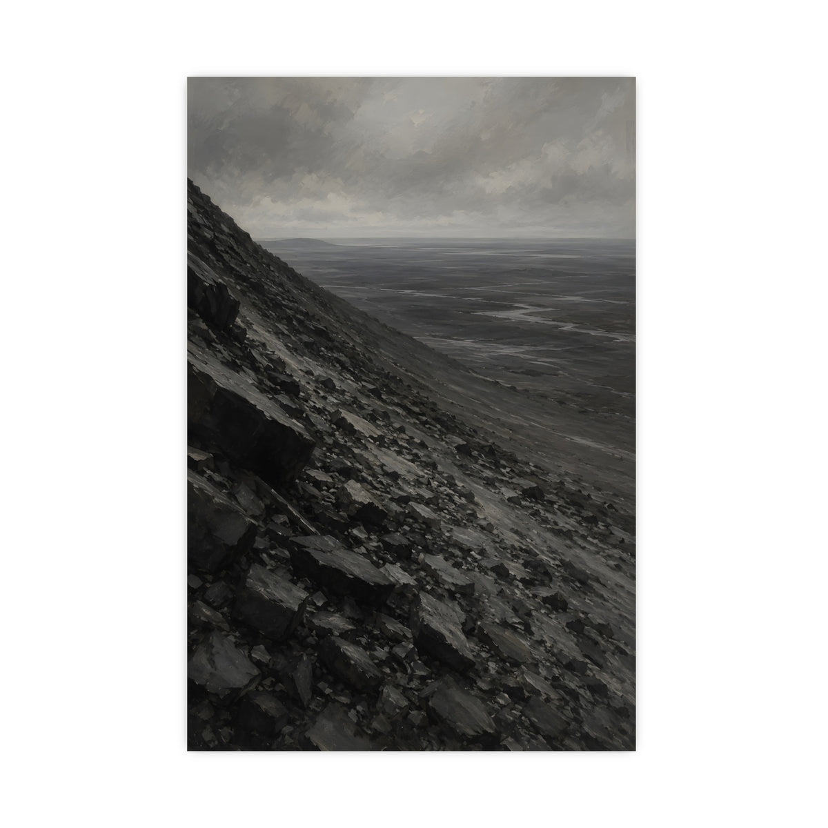 Scree Slope — scree slope, 20x30 in print