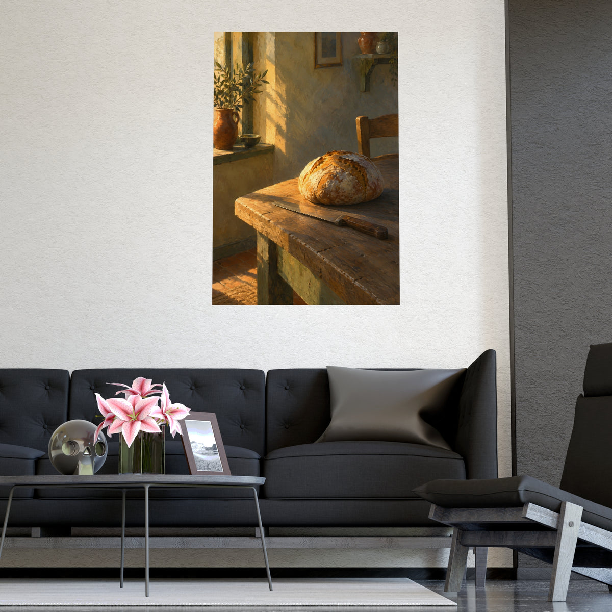 Late Sun on the Loaf — late sun on the loaf, shown framed on a wall