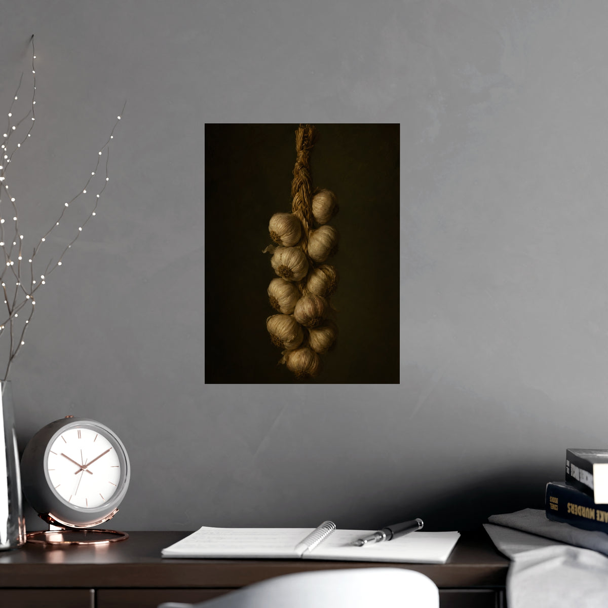 Hung to Dry — hung to dry, shown framed on a wall