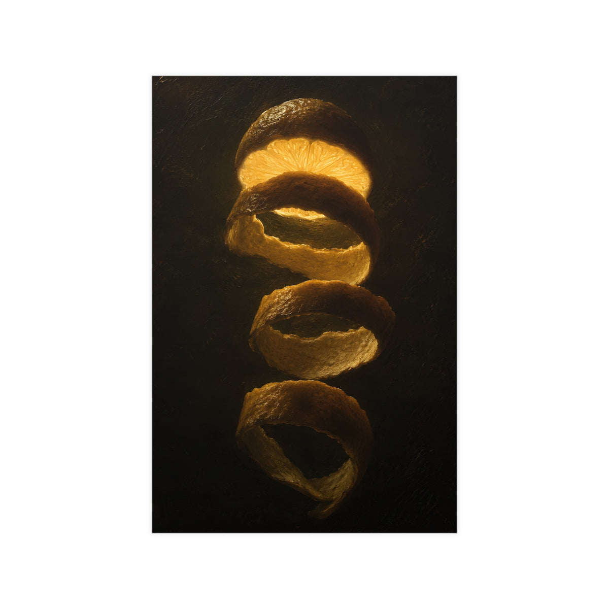 Lemon, Backlit — lemon, backlit, 12x18 in print