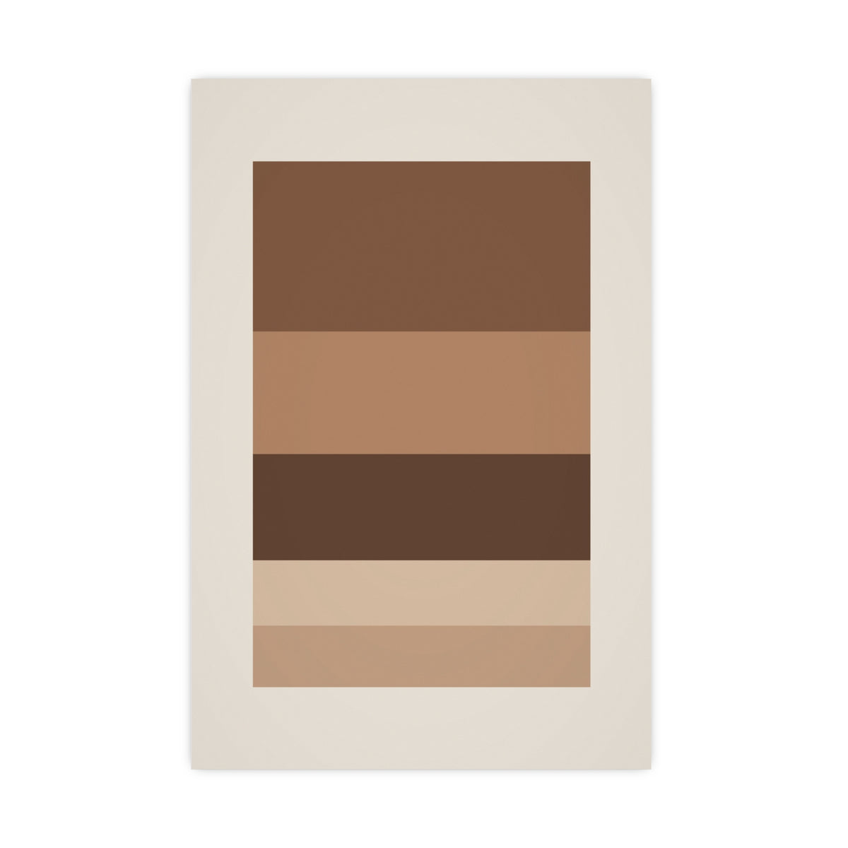 Sand Clay Blocks Modern Wall Art — blocks in a sand clay palette, 20x30 in print