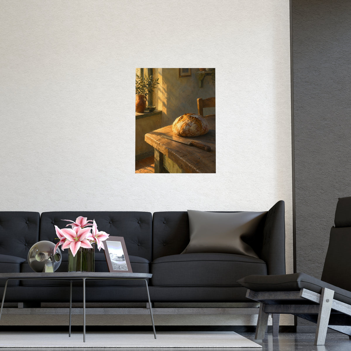 Late Sun on the Loaf — late sun on the loaf, shown framed on a wall
