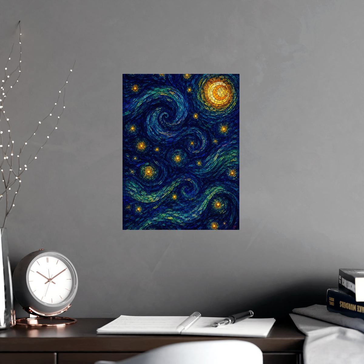 Nothing but Sky — nothing but sky, shown framed on a wall