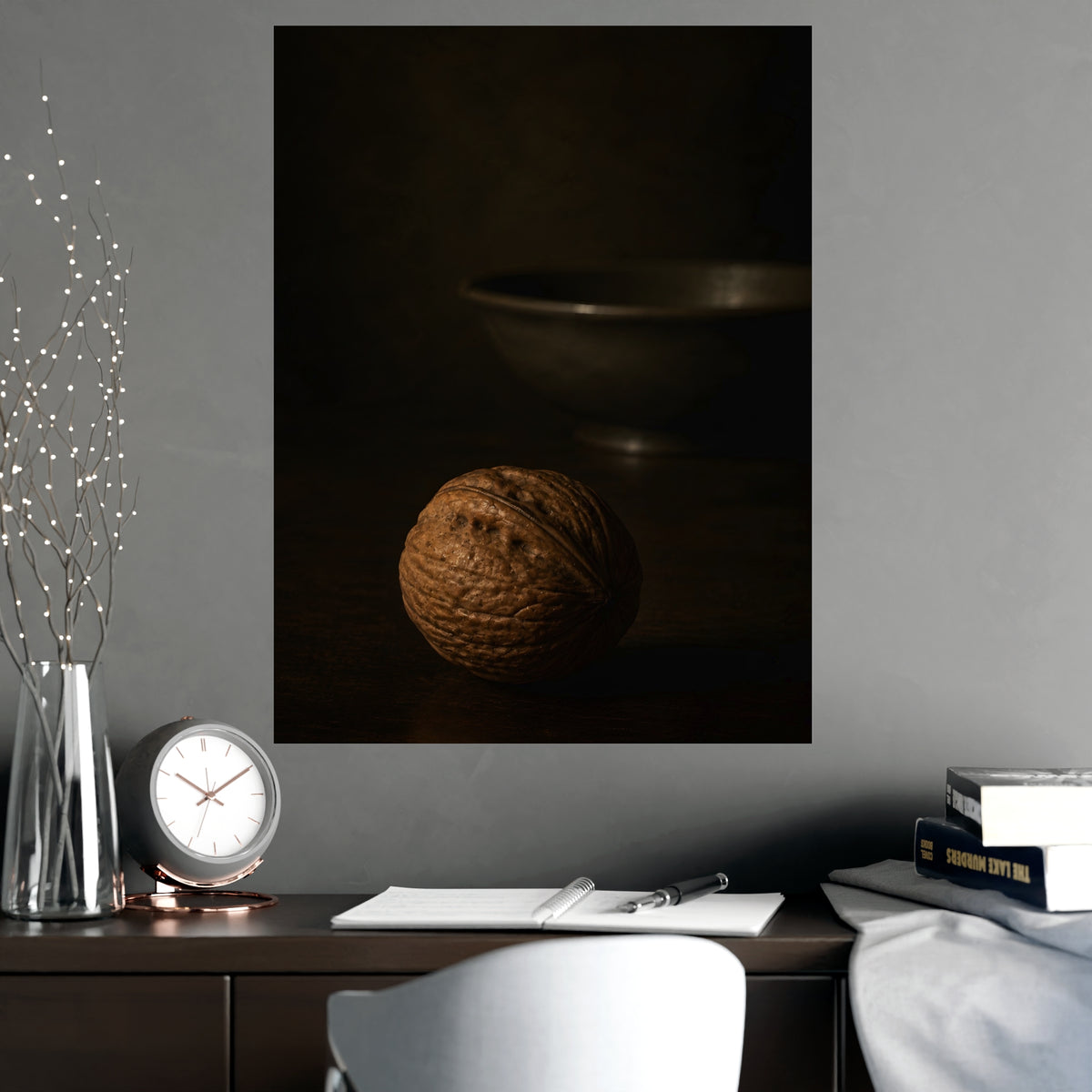 Near and Far — near and far, shown framed on a wall