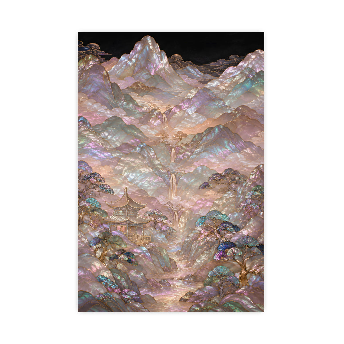 Valley in Bloom — valley in bloom, 20x30 in print