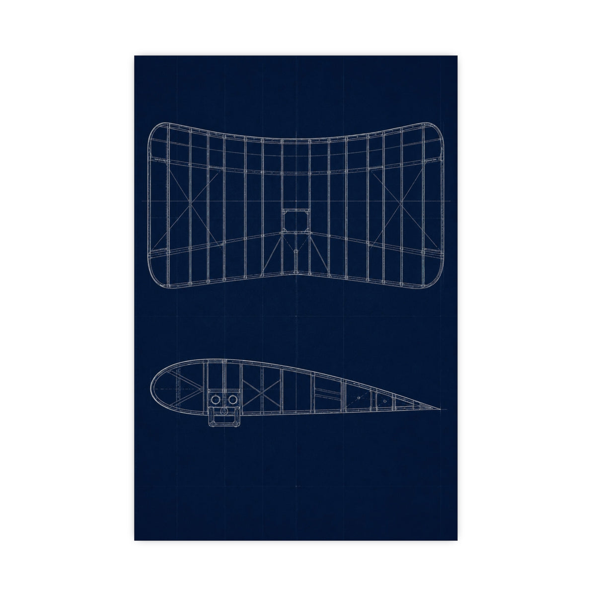 Aeroplane Wing — aeroplane wing, 16x24 in print