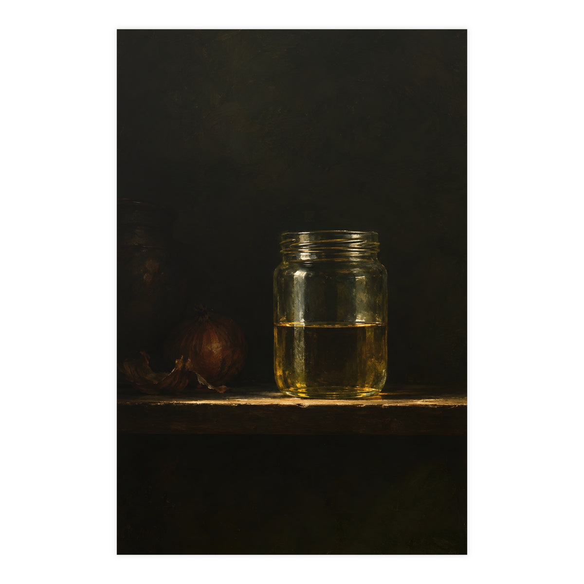 Half Full — half full, 24x36 in print
