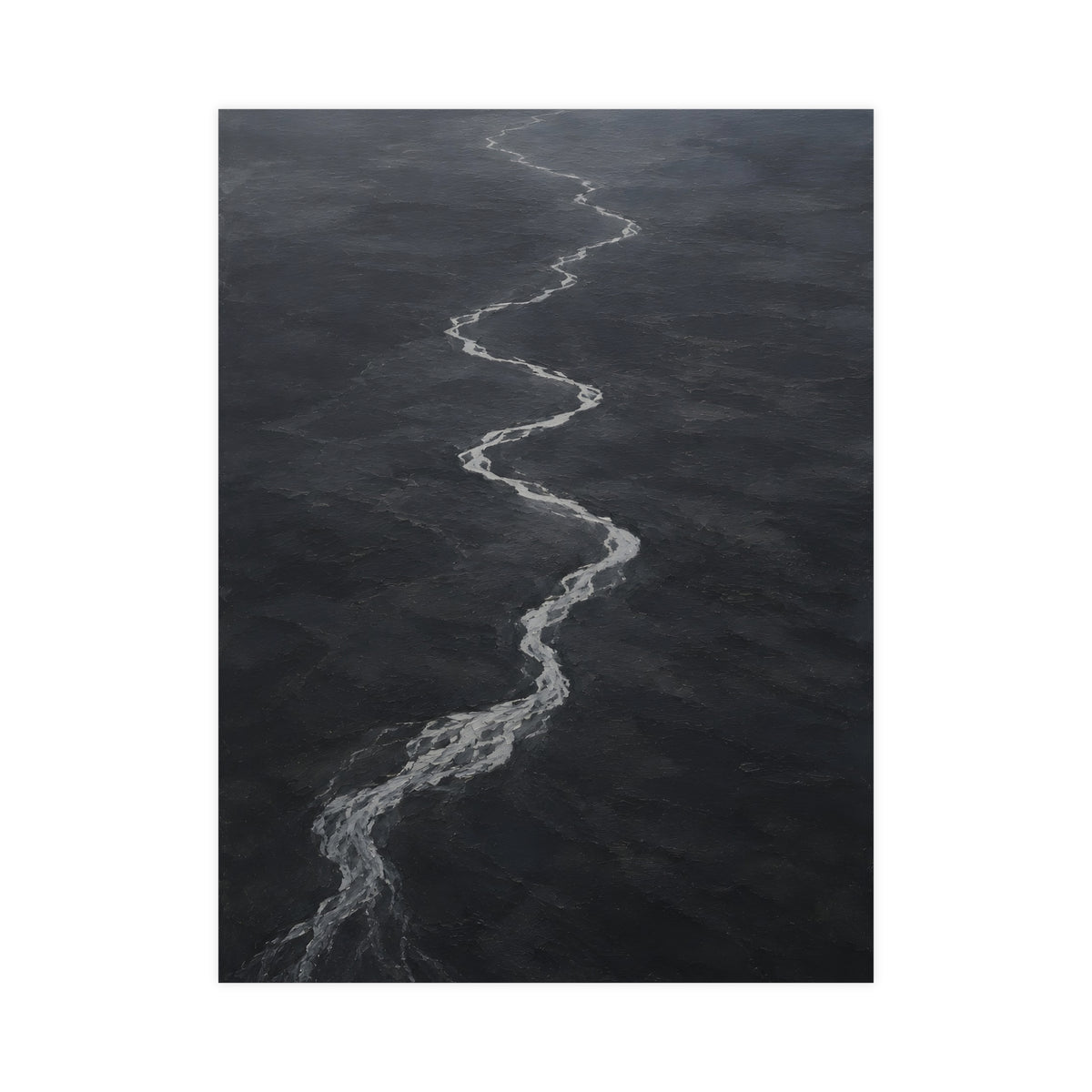River, from High Above — river, from high above, 18x24 in print
