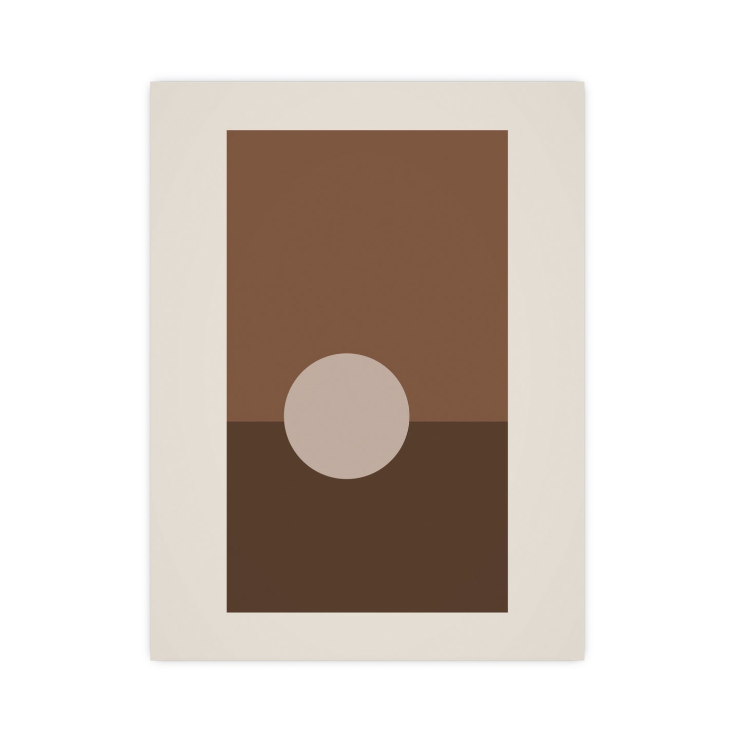 Sand Clay Sun Landscape Wall Art | Living Room Print