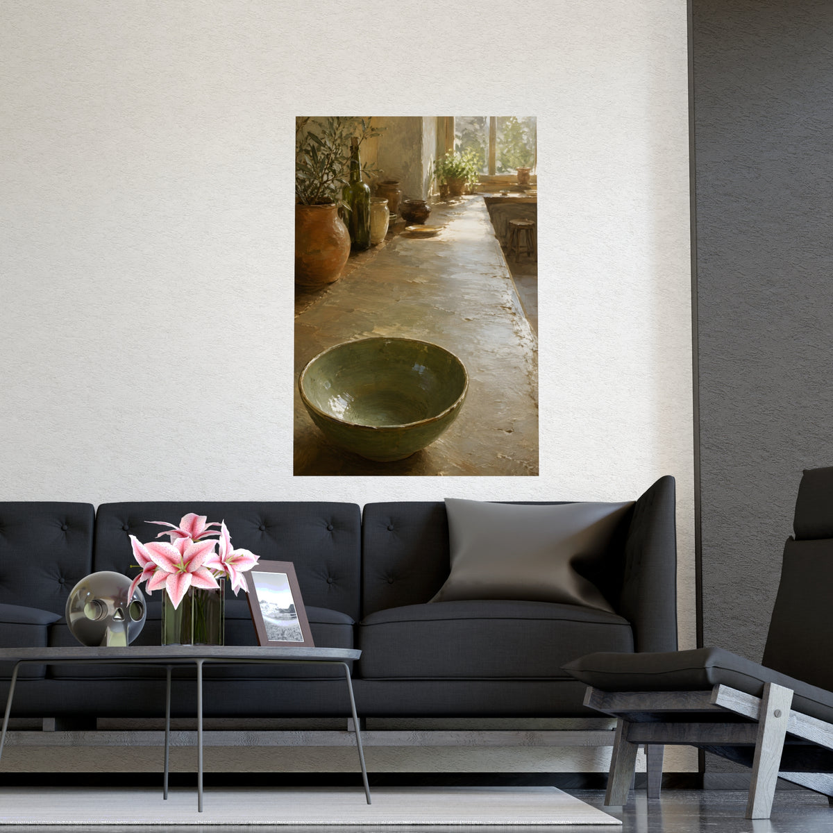 The Long Counter — the long counter, shown framed on a wall