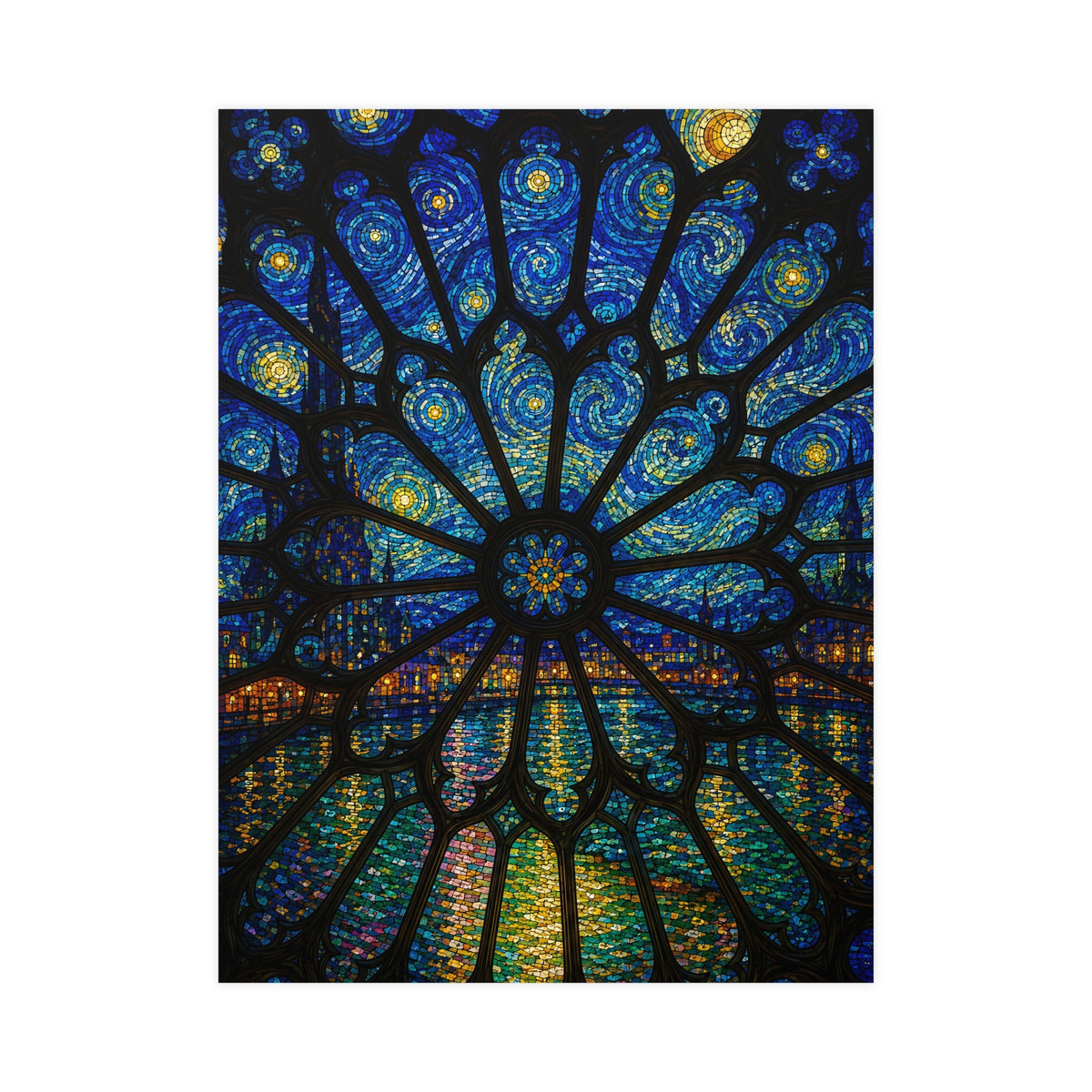 Rose Window — rose window, 18x24 in print