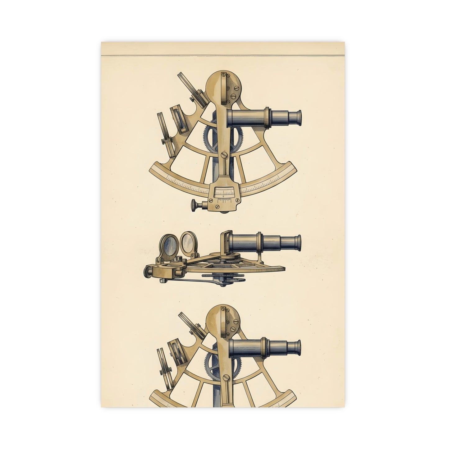 Sextant — sextant, 18x24 in print