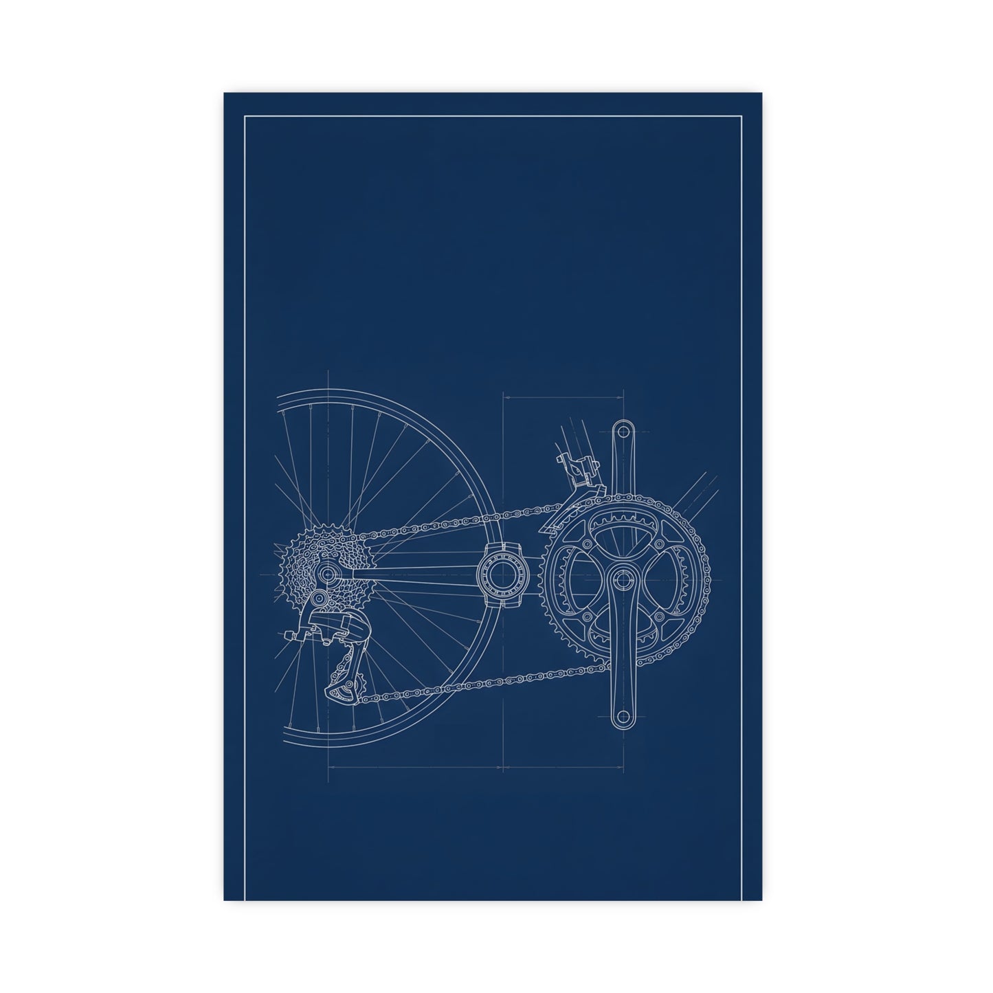 Drivetrain — drivetrain, 18x24 in print