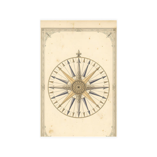 The Compass Card — the compass card, 11x17 in print