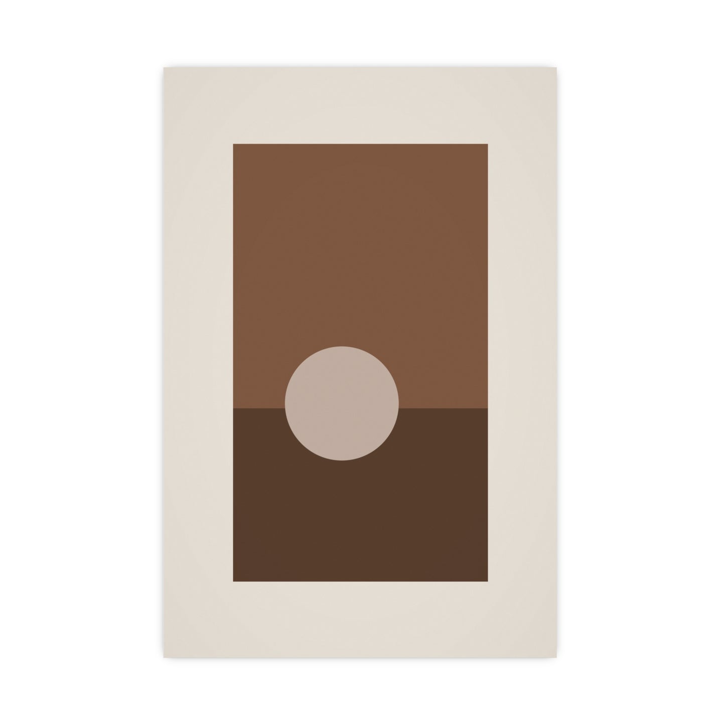 Sand Clay Sun Landscape Wall Art | Living Room Print