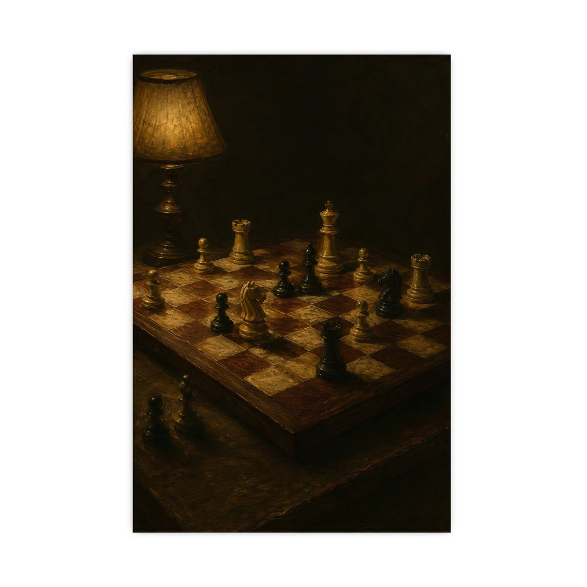The Game, Unfinished — the game, unfinished, 20x30 in print