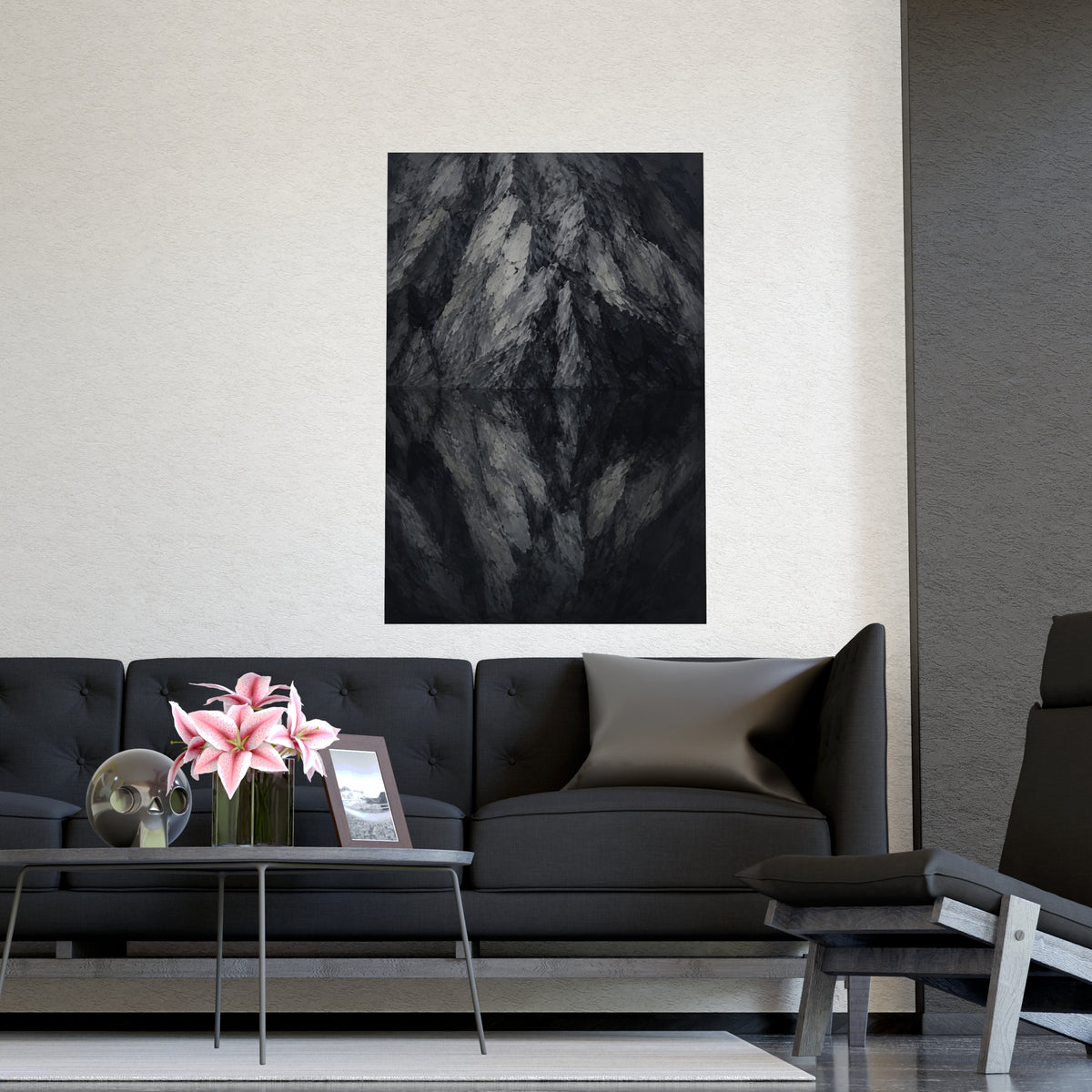 Still Water — still water, shown framed on a wall