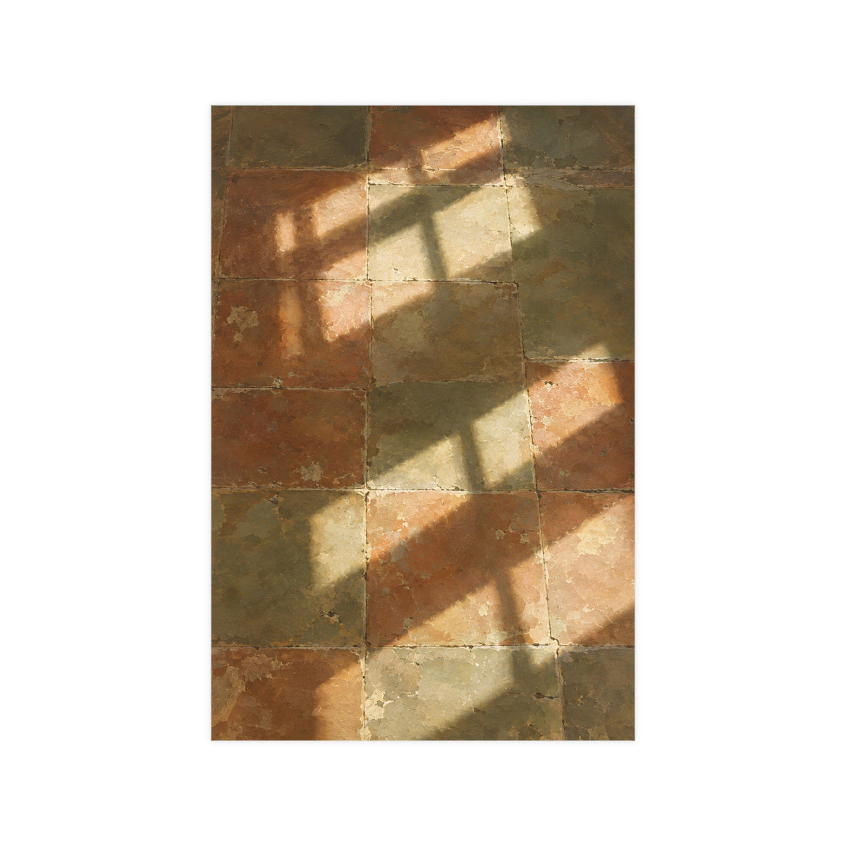 Light on the Tiles — light on the tiles, 12x18 in print