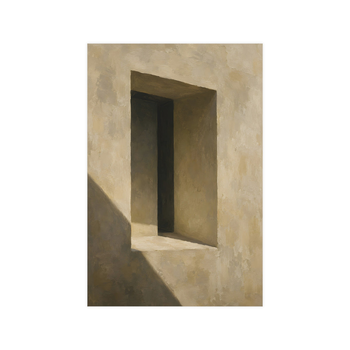 Window Recess — window recess, 12x18 in print