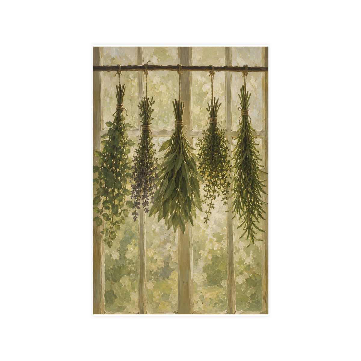 Herbs Against the Window — herbs against the window, 11x17 in print