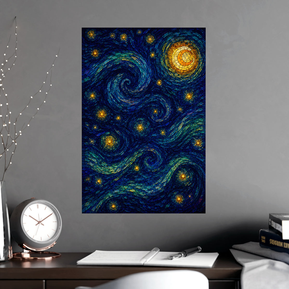 Nothing but Sky — nothing but sky, shown framed on a wall