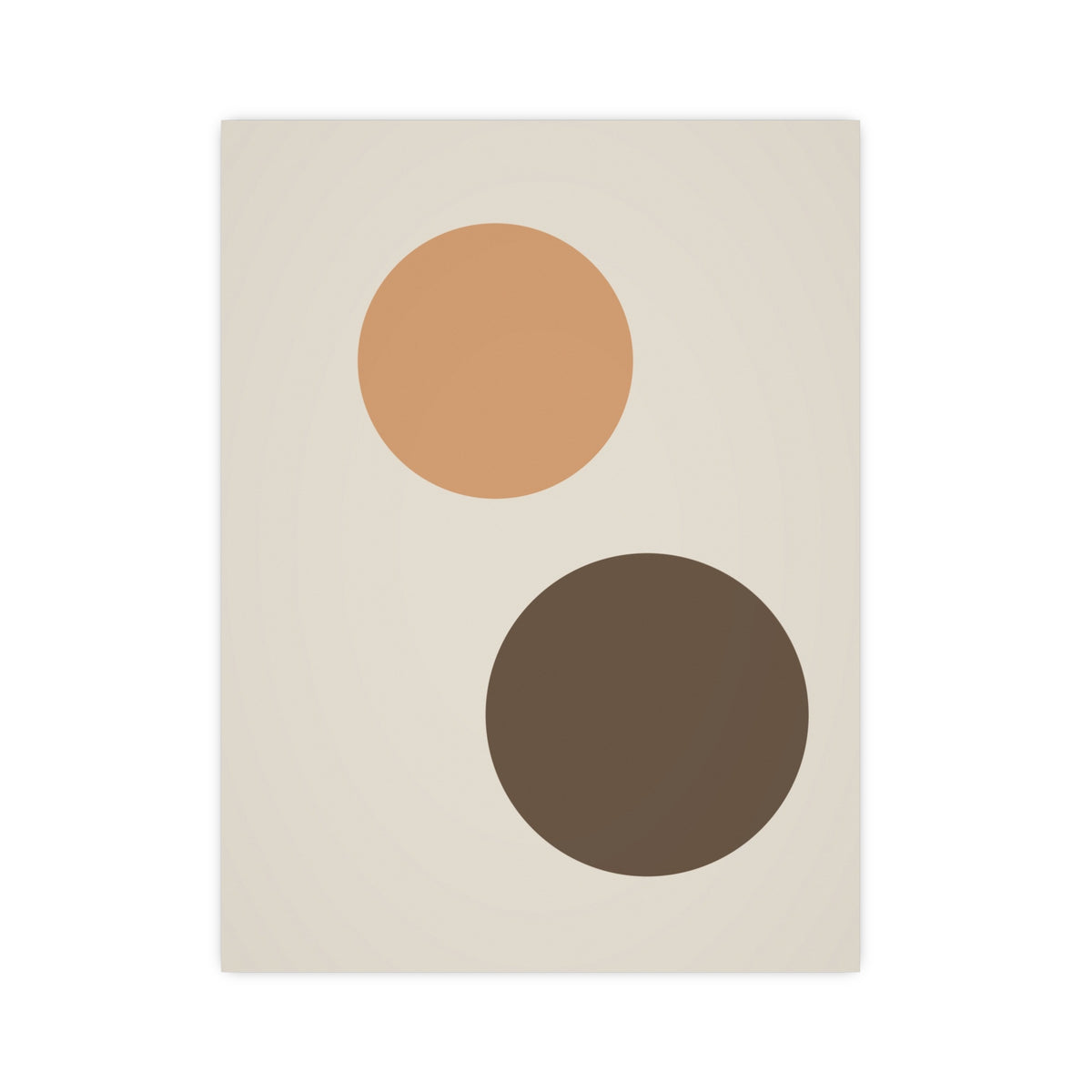 Warm Earth Circles Boho Wall Art — circles in a warm earth palette, 12x16 in print