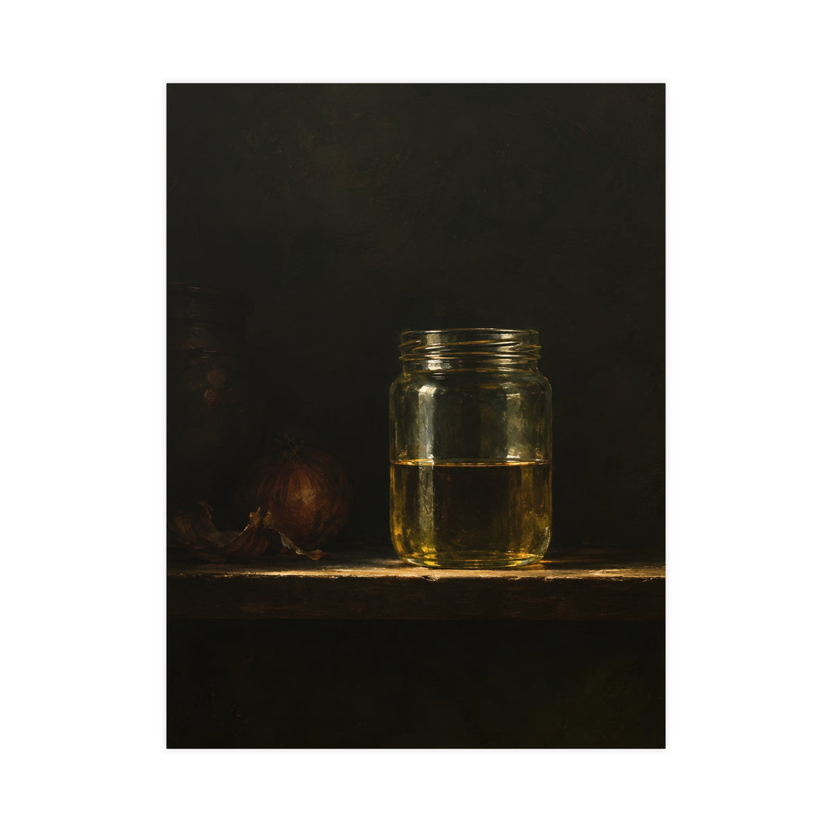 Half Full — half full, 18x24 in print