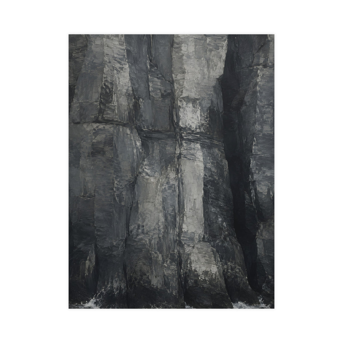 Sea Cliffs — sea cliffs, 18x24 in print