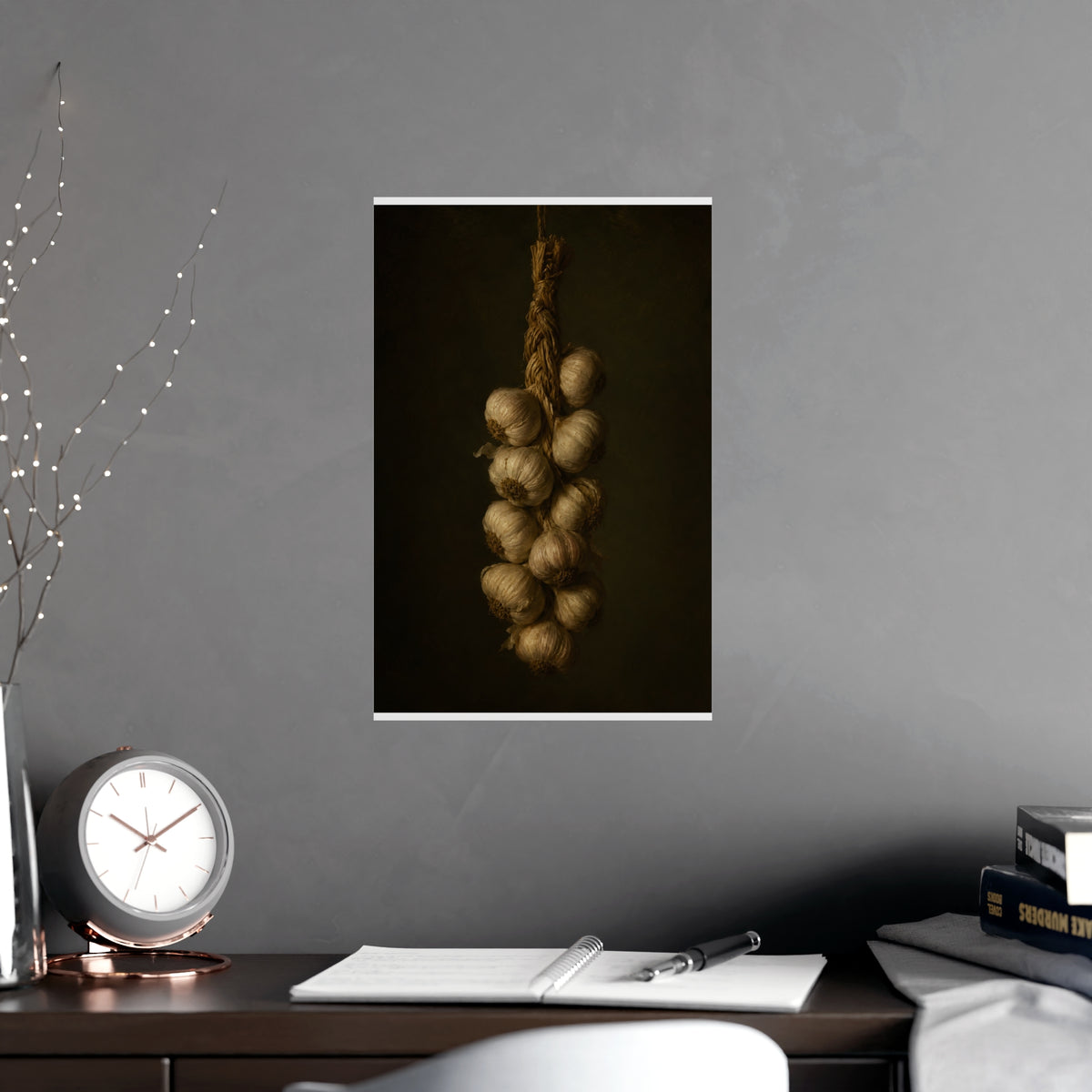 Hung to Dry — hung to dry, shown framed on a wall
