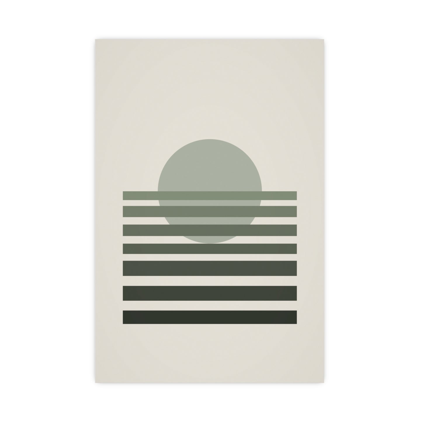 Sage Neutral Sunset Boho Wall Art | Living Room Print