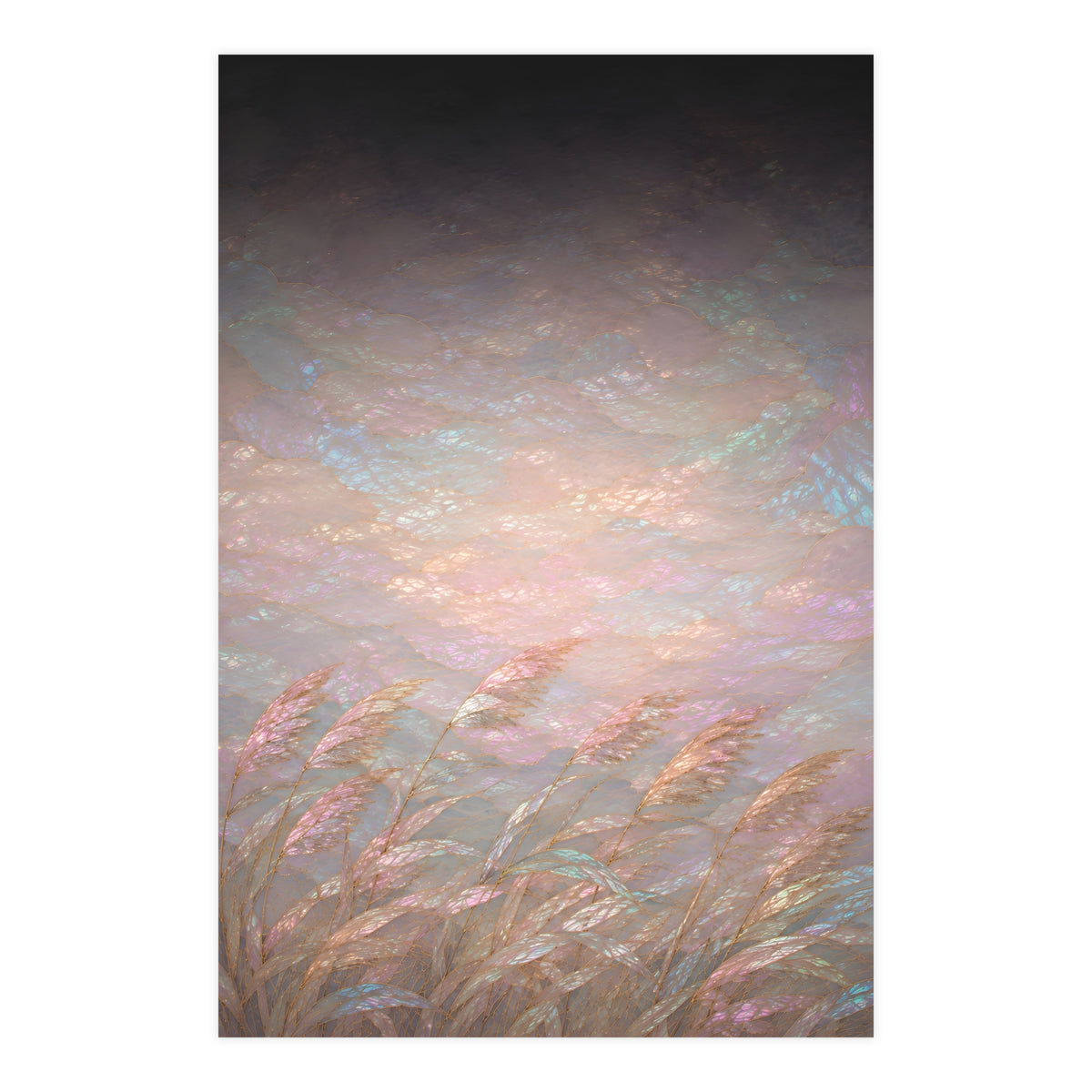 Reeds and Wind — reeds and wind, 24x36 in print